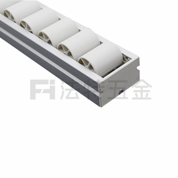 鋁合金白色平輪流利條