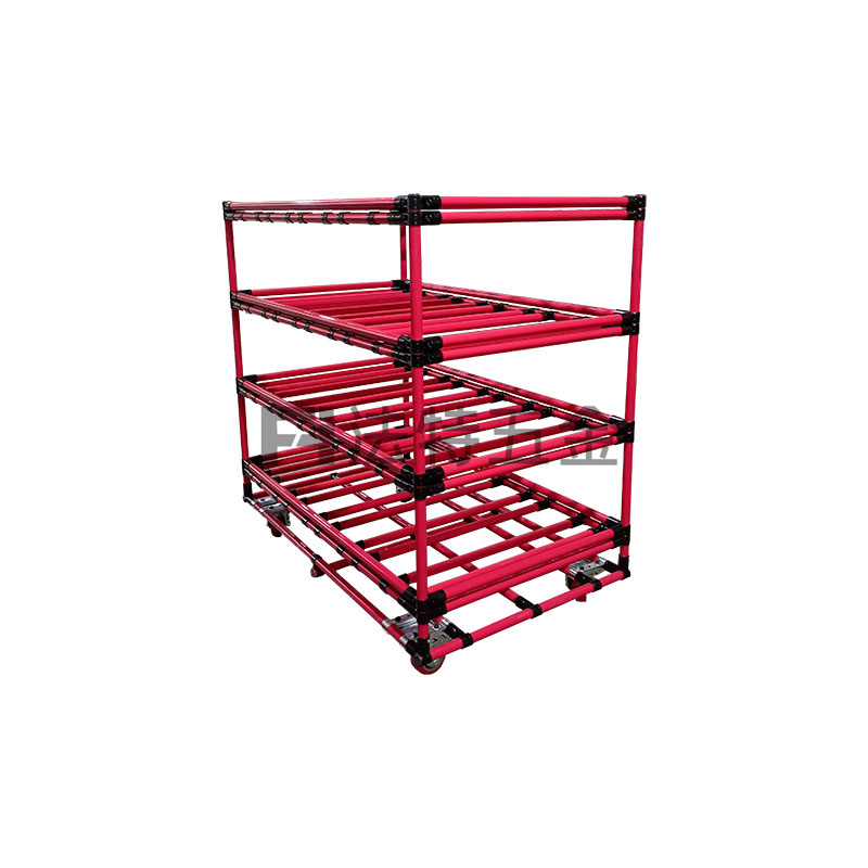 紅色精益管周轉車