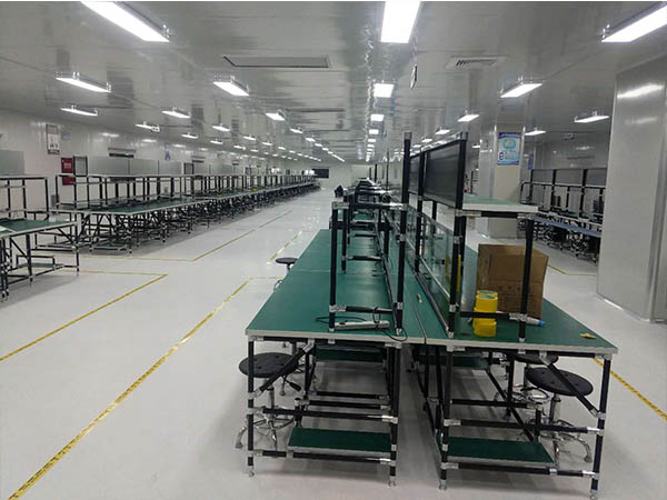  黑色精益管工作臺